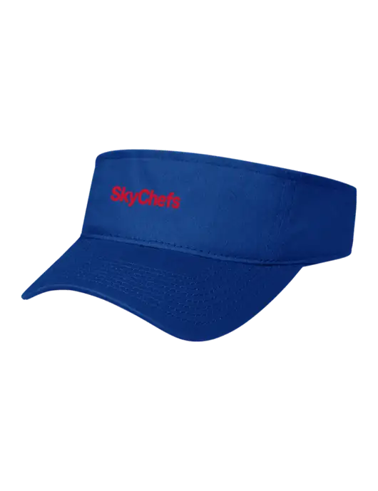Royal Cap Visor w/Sky Chefs Logo