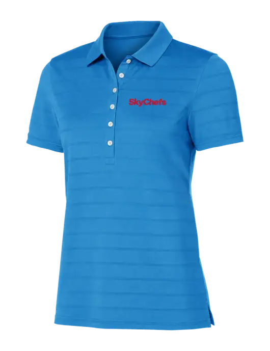 Callaway Womens Royal Blue Ventilated Polo w/Sky Chefs Logo