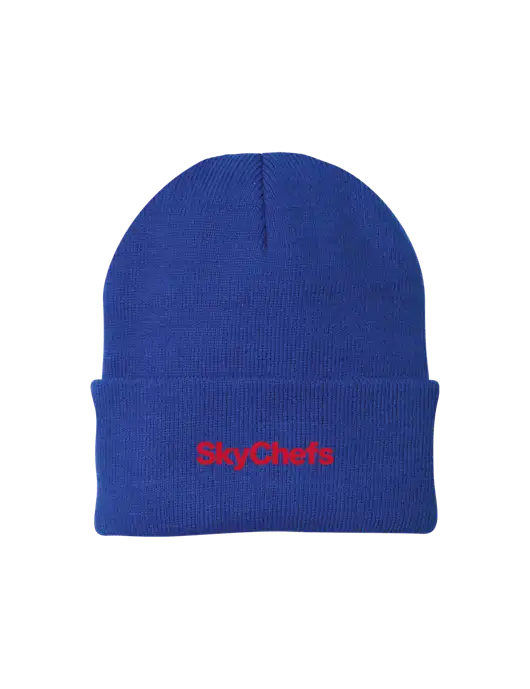 Royal Knit Cap w/Sky Chefs Logo