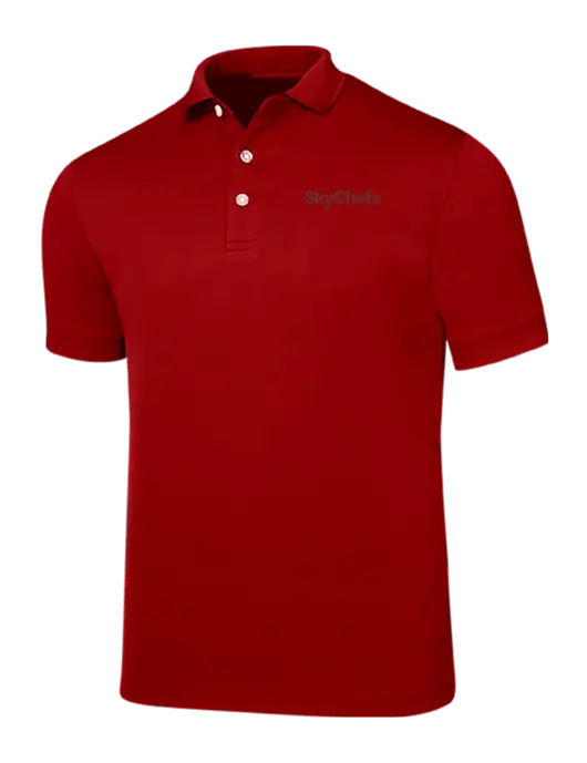 Callaway Ottoman Red Polo w/Sky Chefs Logo