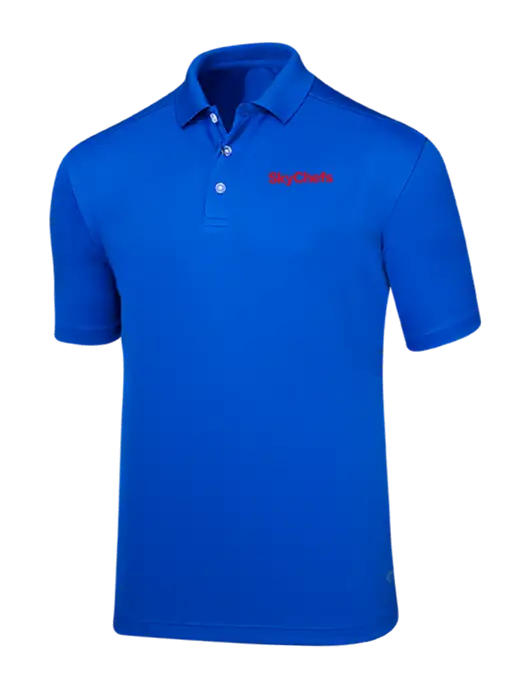 Callaway Core Royal Blue Performance Polo w/Sky Chefs Logo