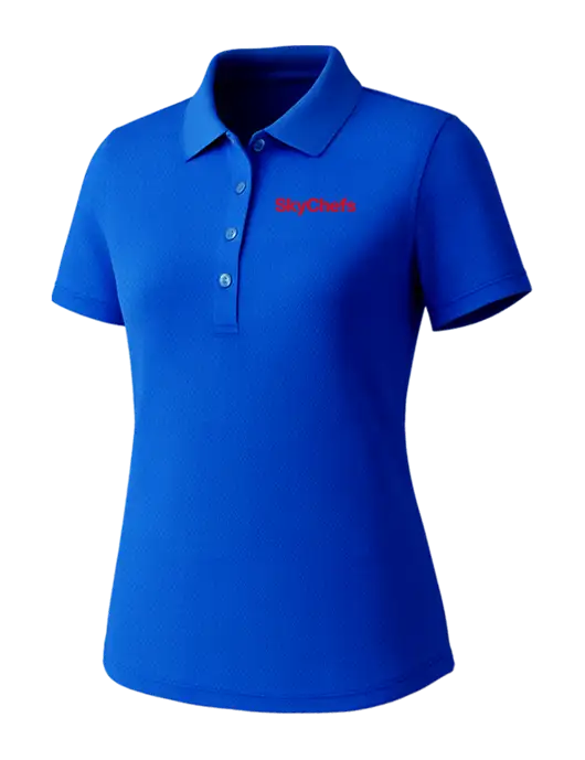 Callaway Womens Core Royal Performance Polo w/Sky Chefs Logo