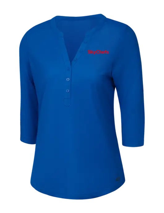 OGIO Royal Blue Jewel Henley w/Sky Chefs Logo