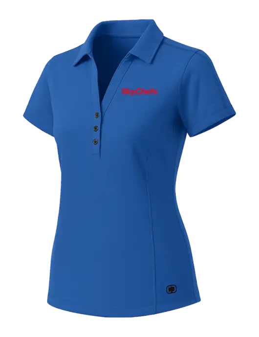 OGIO Womens Royal Blue ONYX Polo w/Sky Chefs Logo