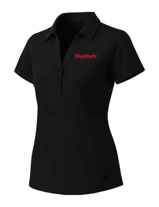 OGIO Womens Blacktop ONYX Polo w/Sky Chefs Logo