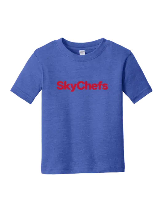 Rabbit Skins Vintage Royal Toddler Fine Jersey Tee w/Sky Chefs Logo