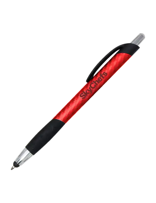 Sunray Red Stylus Pen - Black Ink w/Sky Chefs Logo