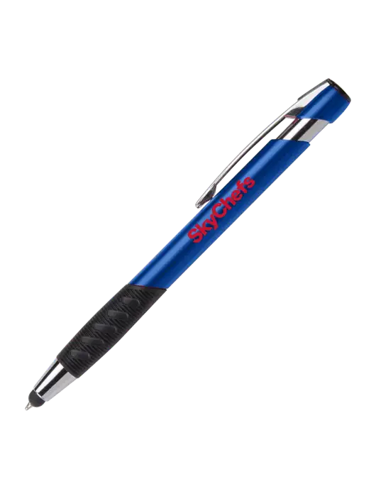 Alize Blue Stylus Black Ink Pen w/Sky Chefs Logo