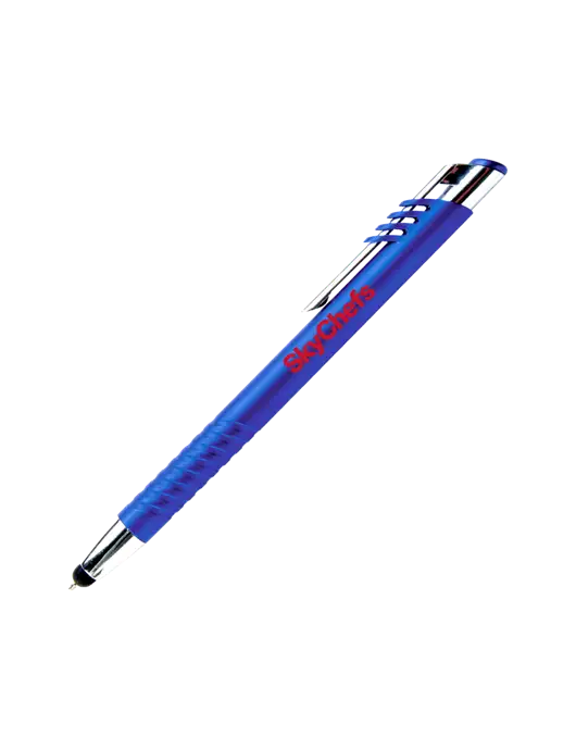 Schirhart Blue Stylus Pen - Blue Ink w/Sky Chefs Logo
