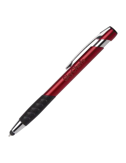 Alize Red Stylus Black Ink Pen w/Sky Chefs Logo