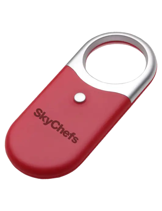 Compact Red Magnifier Light w/Sky Chefs Logo