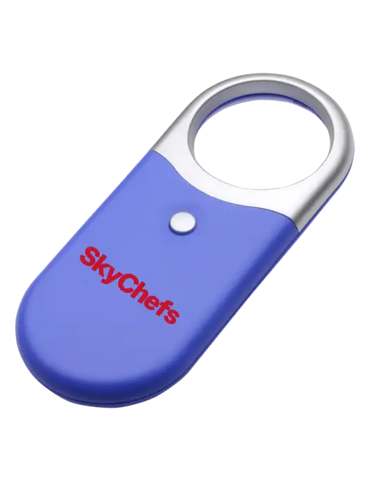 Compact Blue Magnifier Light w/Sky Chefs Logo
