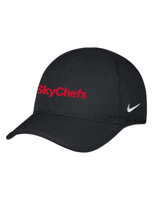 Nike Black Featherlight Cap w/Sky Chefs Logo