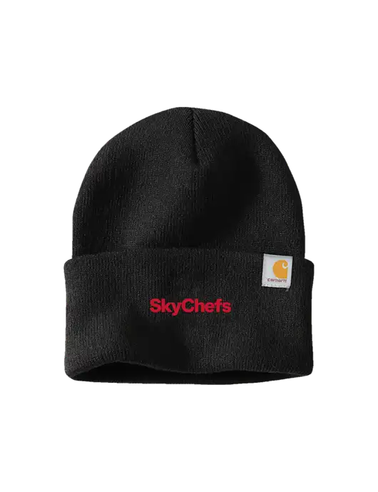 Carhartt Black Watch Cap 2.0 w/Sky Chefs Logo