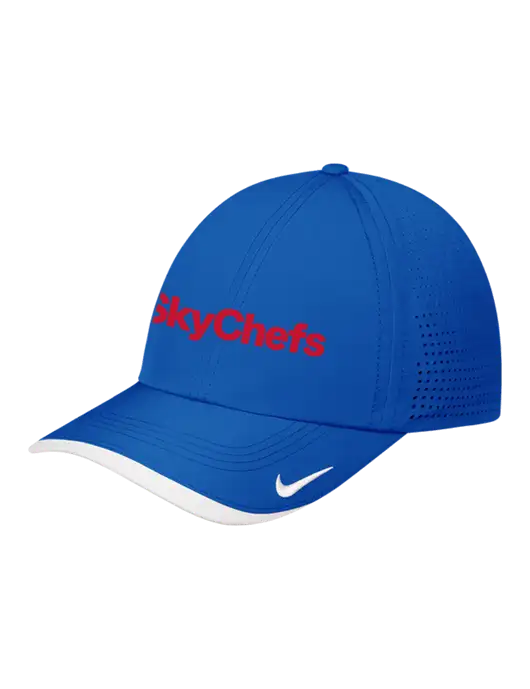 Nike Royal/White Dri-FIT Perforated Performance Cap w/Sky Chefs Logo