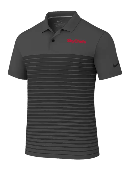 Nike Dark Grey Dri-FIT Vapor Block Polo w/Sky Chefs Logo