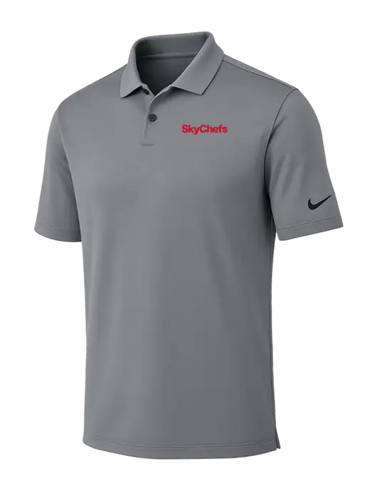 Nike Medium Grey Dri-FIT Vapor Polo w/Sky Chefs Logo