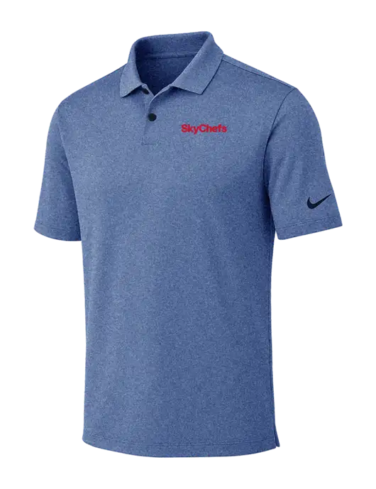 Nike Dark Royal Heather Dri-FIT Vapor Polo w/Sky Chefs Logo
