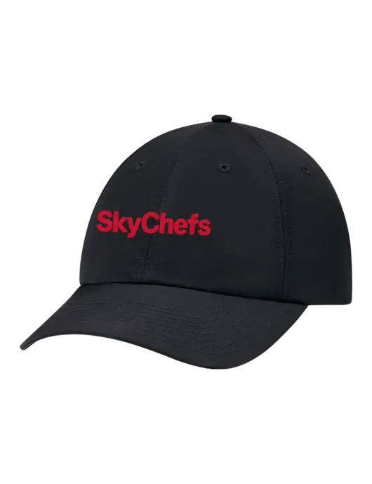 Richardson Relaxed Performance Lite Black Cap w/Sky Chefs Logo