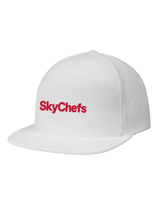 Richardson White Cannon Cap w/Sky Chefs Logo