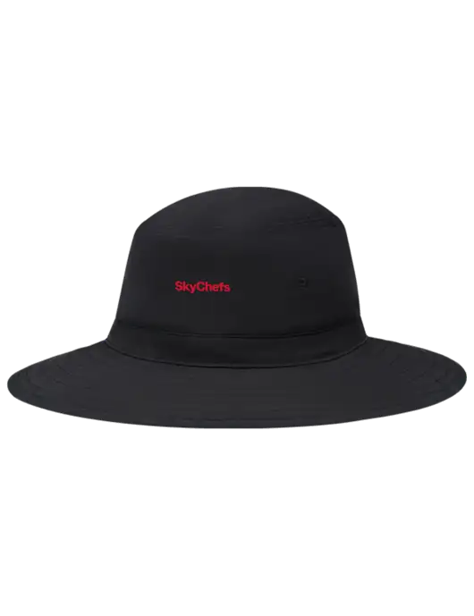 Black Booney Sun Hat w/Sky Chefs Logo