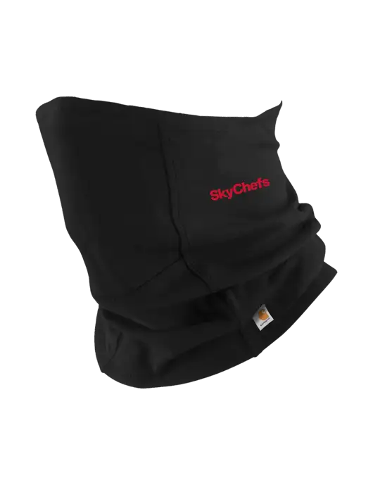 Carhartt Black Cotton Blend Filter Pocket Gaiter w/Sky Chefs Logo