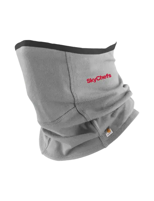 Carhartt Medium Grey Cotton Blend Filter Pocket Gaiter w/Sky Chefs Logo