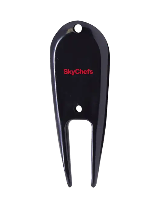 Black Divot Tool w/Sky Chefs Logo