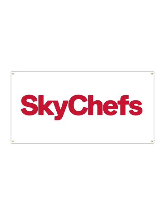 Vinyl Banner 96" x 48" w/Sky Chefs Logo