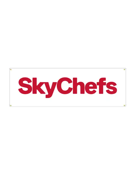 Vinyl Banner 72" x 24"  w/Sky Chefs Logo