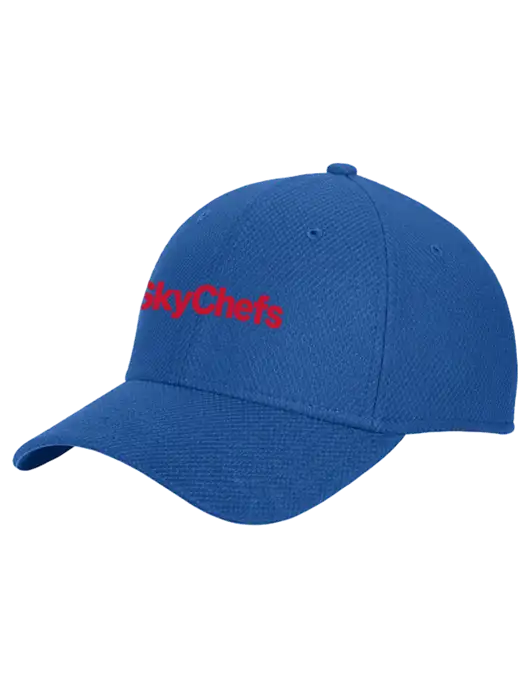 New Era Diamond Era Dark Royal Stretch Cap w/Sky Chefs Logo