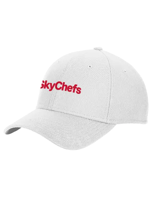 New Era Diamond Era White Stretch Cap w/Sky Chefs Logo