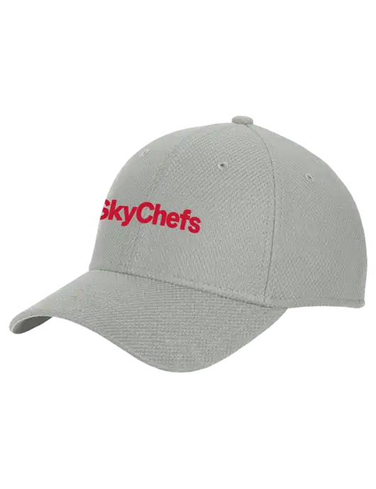 New Era Diamond Era Medium Grey Stretch Cap w/Sky Chefs Logo