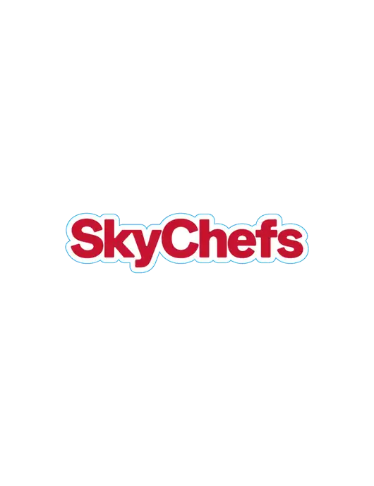 Medium Large Sky Chefs Decal (6.75"w)