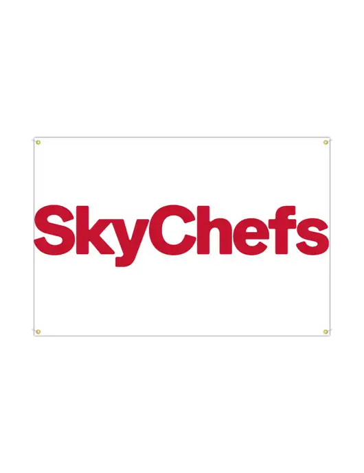Vinyl Banner 72" x 48" w/Sky Chefs Logo